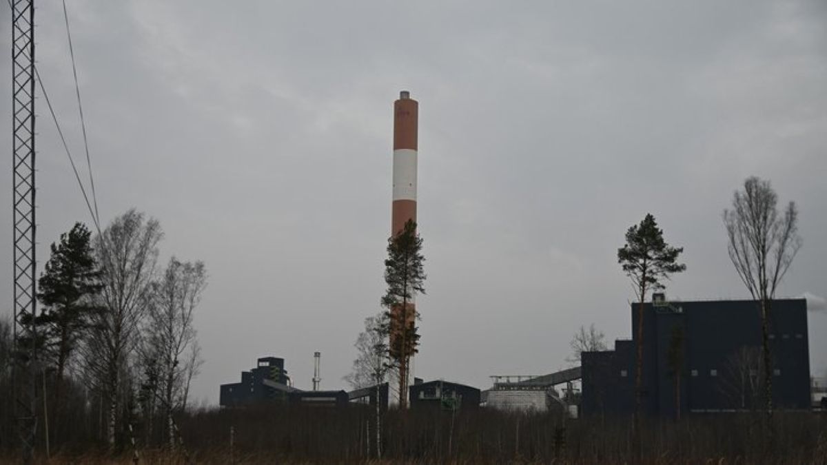 В Естонії український дрон врізався в трубу електростанції