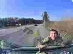 Водій провіз на капоті військовослужбовця ТЦК під Луцьком