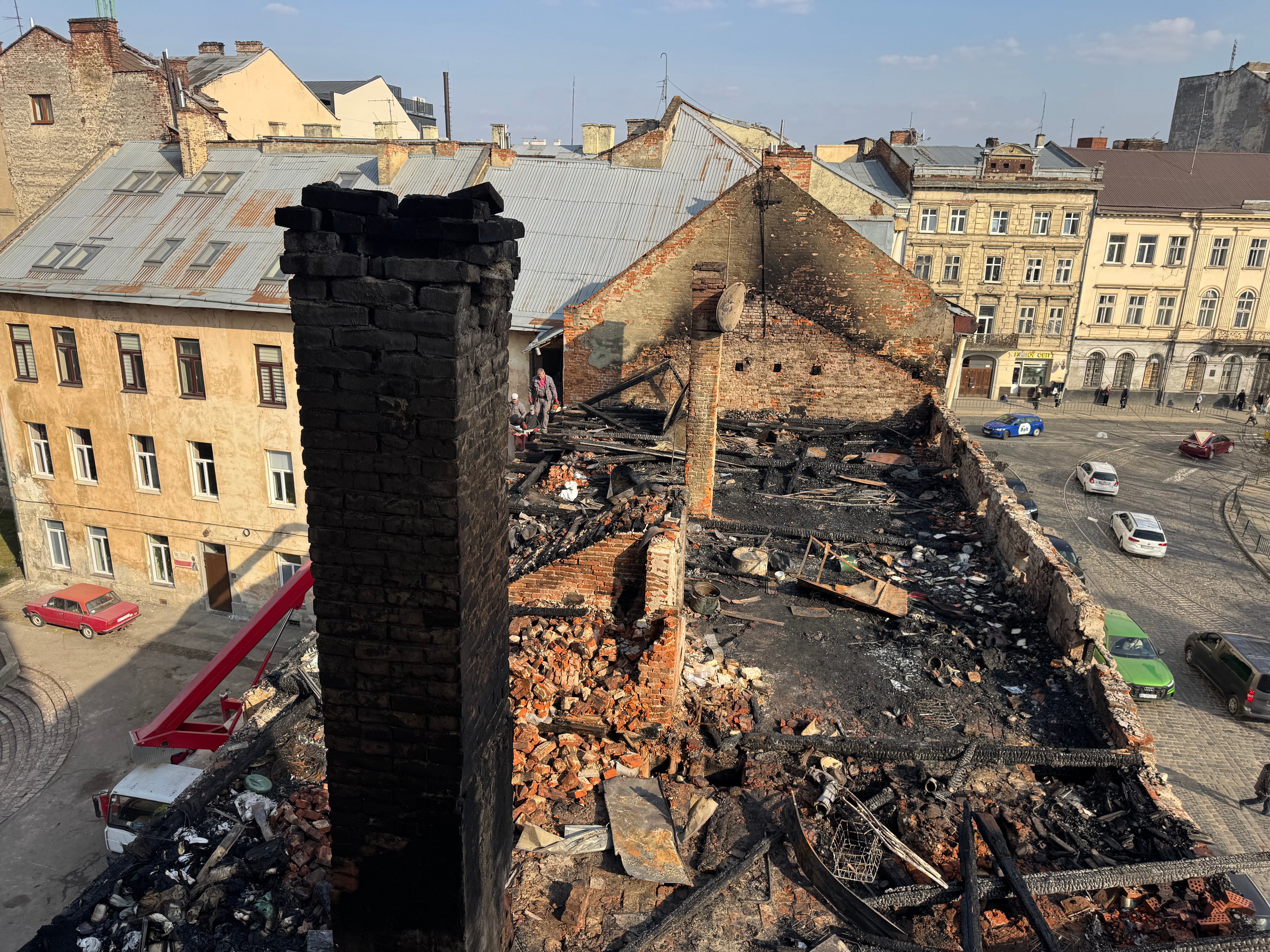 Вид з середини дзвіниці церкви Андрія / Фото ZAXID.NET