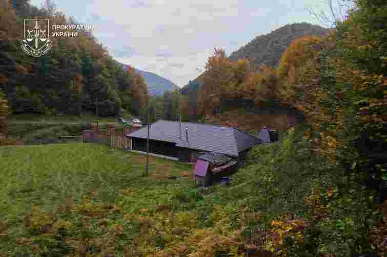 Посадовець лісгоспу збудував дачу з чаном на захопленій землі в Карпатах