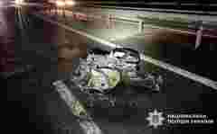 Два мотоцикли загорілися внаслідок ДТП біля Львова, є постраждалі