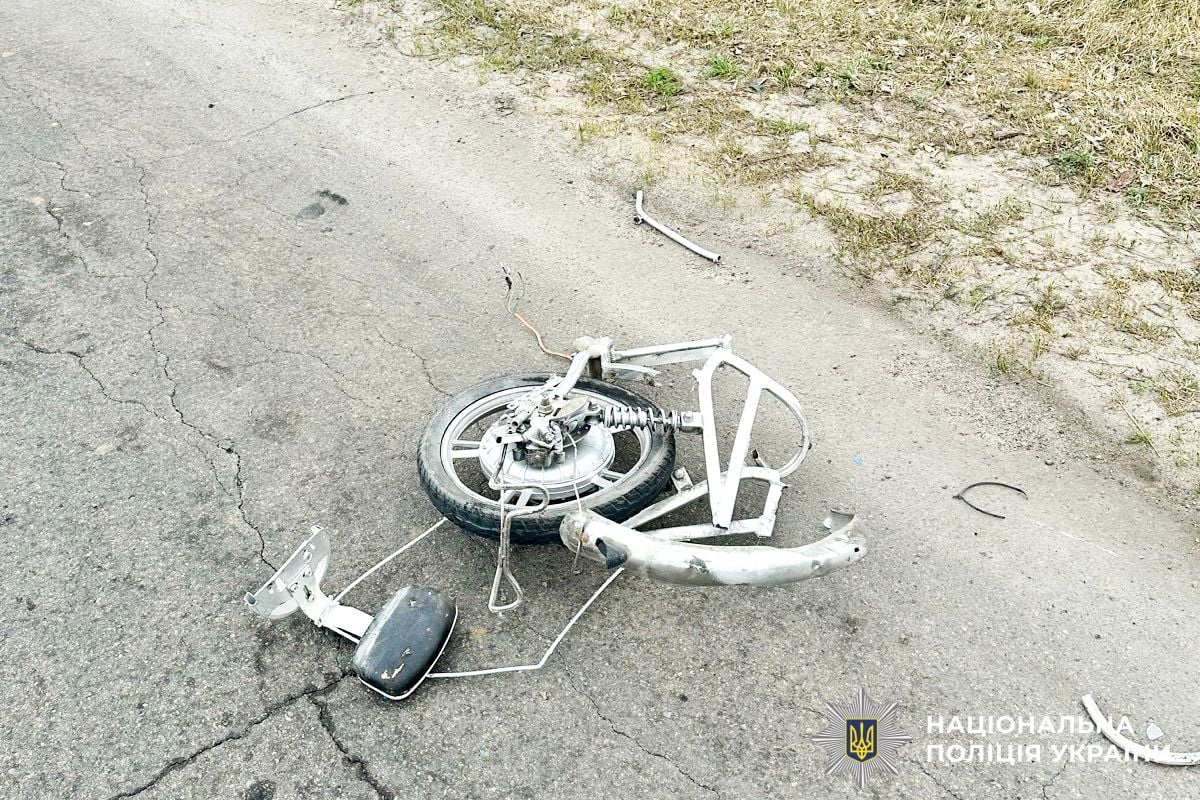 Від удару велосипед загиблої деформувався (фото поліції)