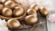 Стильні крашанки: як пофарбувати яйця в золотий колір