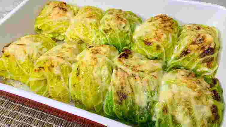 Пісні голубці з пекінської капусти. Рецепт дня