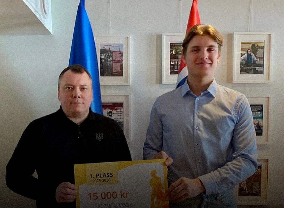 Переможець Національної математичної олімпіади Норвегії задонатив виграш ЗСУ
