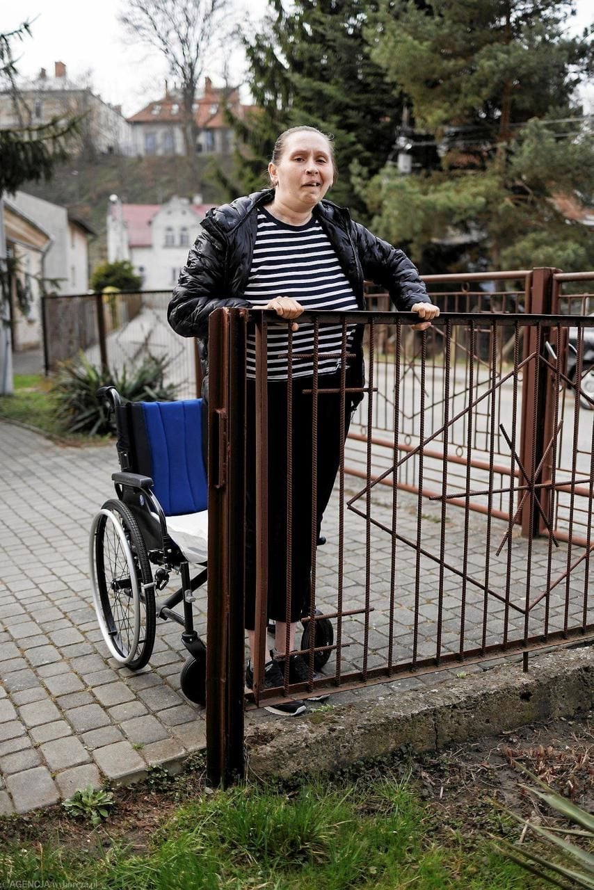 Вікторія намагається тренуватися в наявних умовах. Фото Gazeta Wyborcza