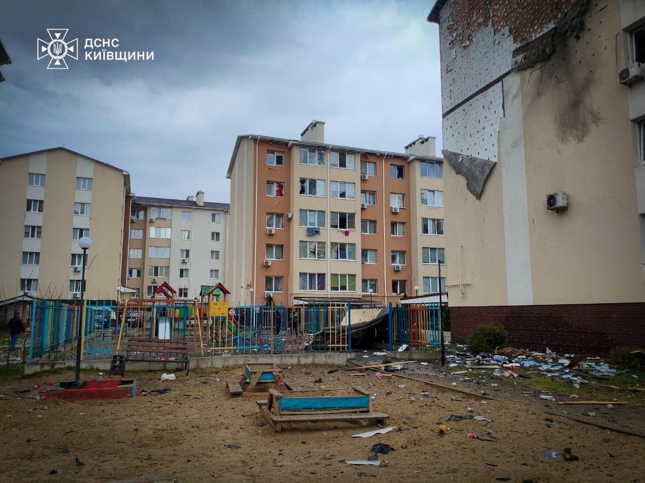 Наслідки російської атаки на Київщину 3 квітня
