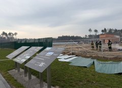 Перед похованням бійця російський дрон атакував Національне військове кладовище на Київщині