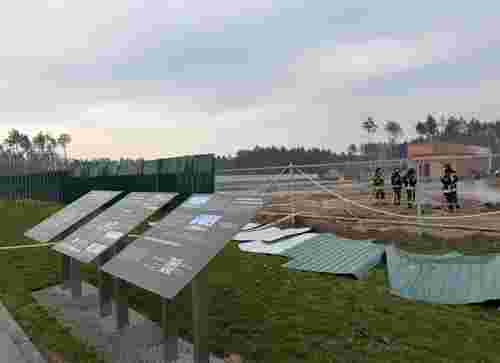 Перед похованням бійця російський дрон атакував Національне військове кладовище на Київщині