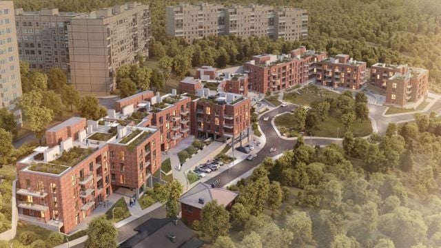 Проєкт робить особливий акцент на озелененні / Фото Mono Estate Development
