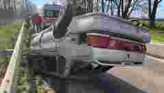 На Львівщині водій легковика не впорався з керуванням, перекинув авто та загинув