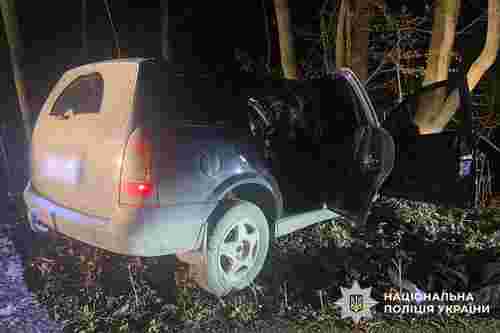 Водій автомобіля Opel загинув унаслідок зіткнення з деревом на Хмельниччині