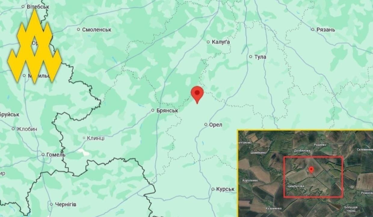 Розташування нової бази для запуску БпЛА