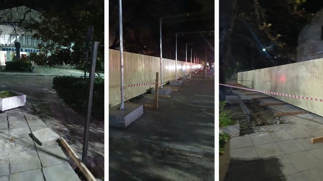 Фото Центру нацспротиву, Ялтинський морський порт в окупованому Криму