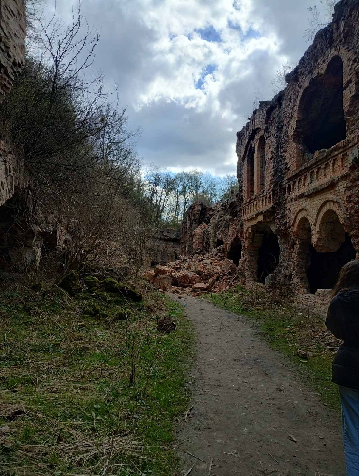 Наслідки обвалу Тараканівського форту (фото Андрія Швачка)