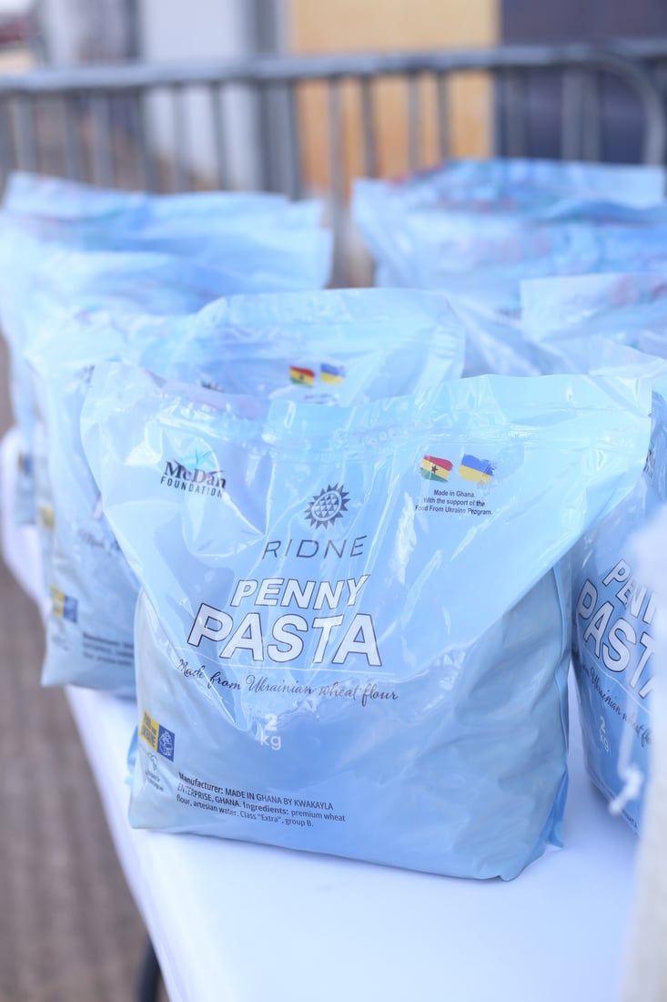 У центрі формуватимуть продовольчі набори з української та місцевої продукції / Фото Forbes Ukraine