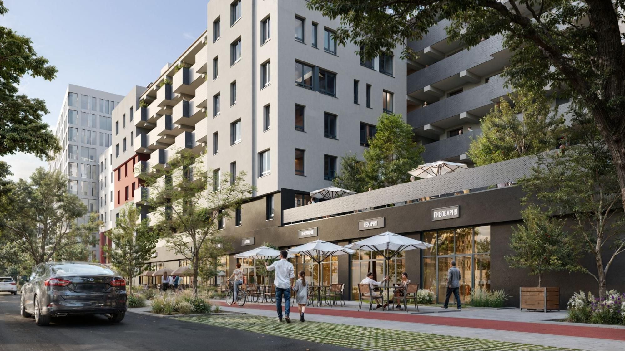 ЖК Big Ben має закриту територію / Візуалізація РІЕЛ