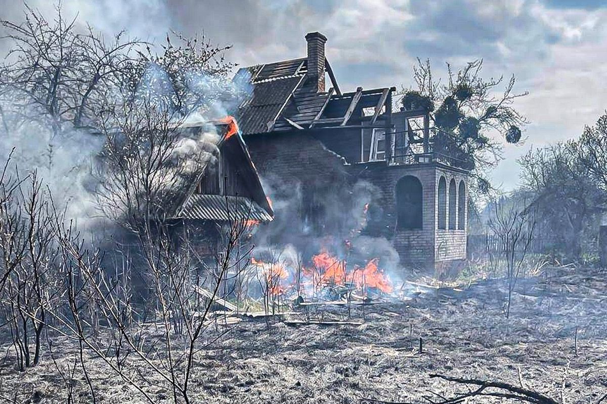 На Львівщині під час пожежі в дачному кооперативі загинув чоловік
