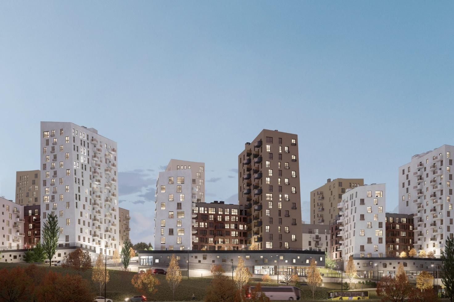 Житловий комплекс Viking Hills, який готується до здачі в експлуатацію / Фото Viking Development