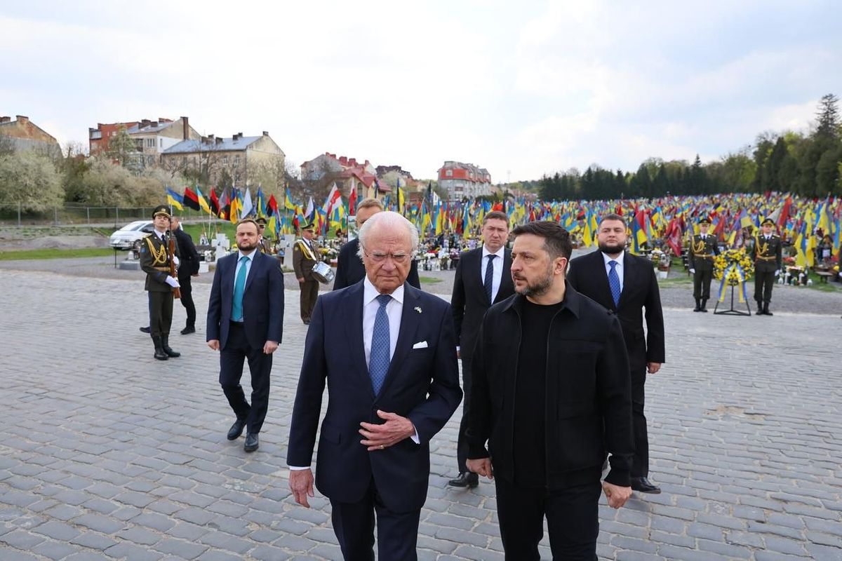До Львова вперше за 14 років приїхав король Швеції