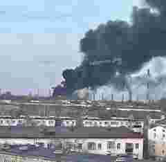 Безпілотники завдали удару по нафтооб'єктах в РФ та Криму 