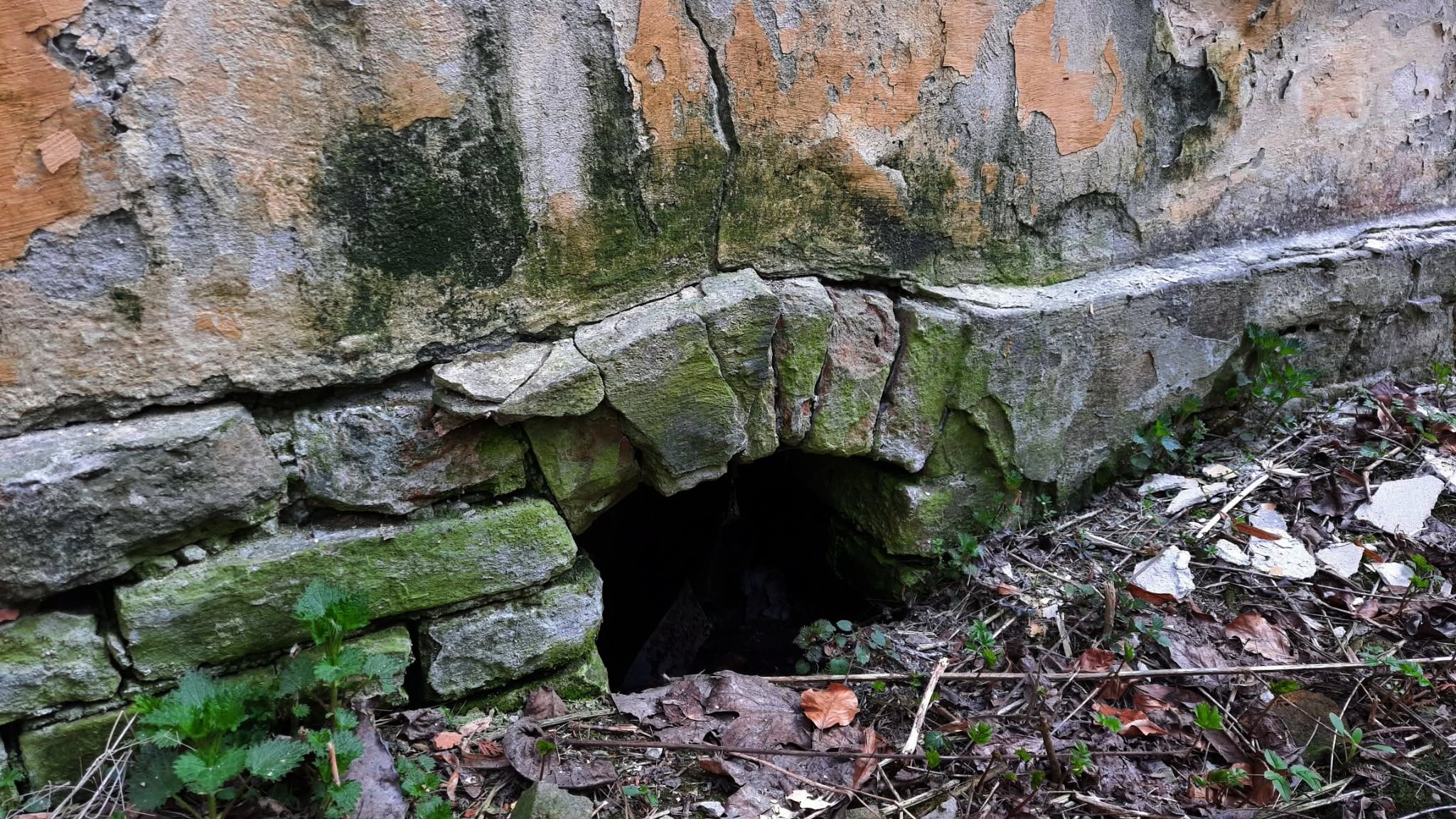 Кам'яні підмурівки від попередніх маєтків