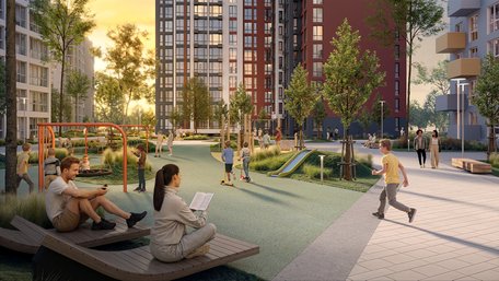 Morning та Evening: коли нове житло стає частиною повноцінного середовища ЖК Riel City