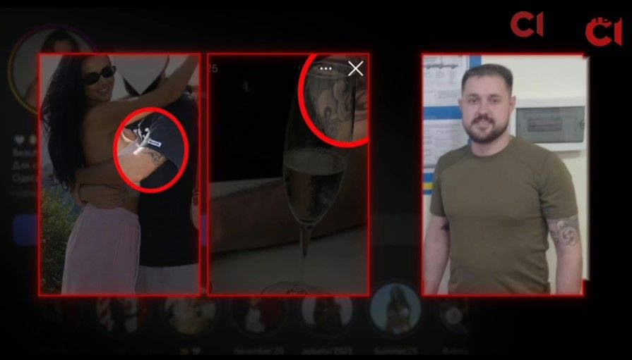 Порівняння тату Богдана Васькевича та нареченого одеської блогерки 