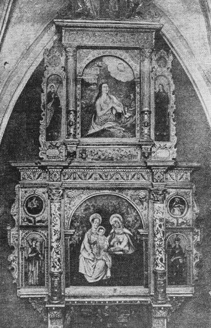 Маньєристичний вівтар св. Анни XVI ст. (фото з Вікіпедії)