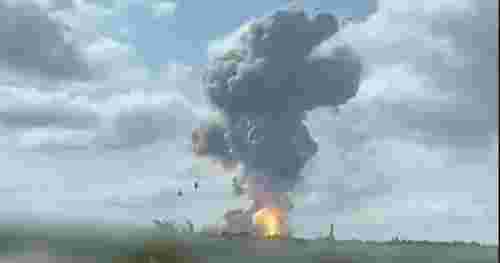 Безпілотники вночі масовано атакували анексований Крим 