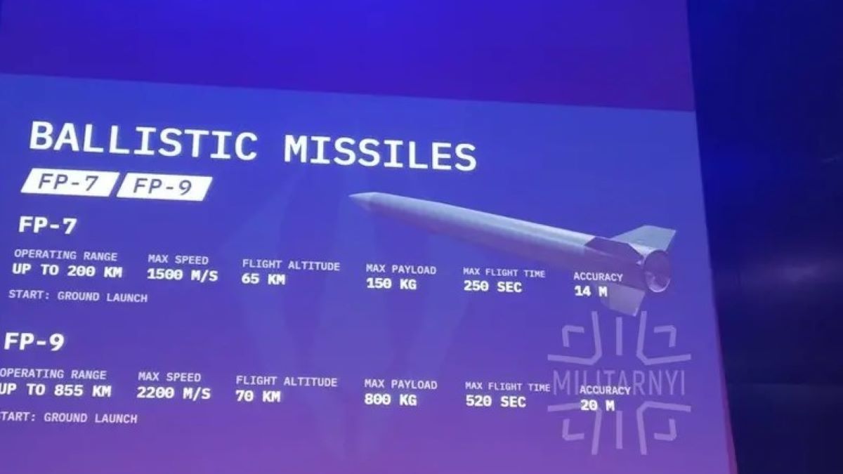 Fire Point вперше продемонструвала макет нової української балістичної ракети FP-9