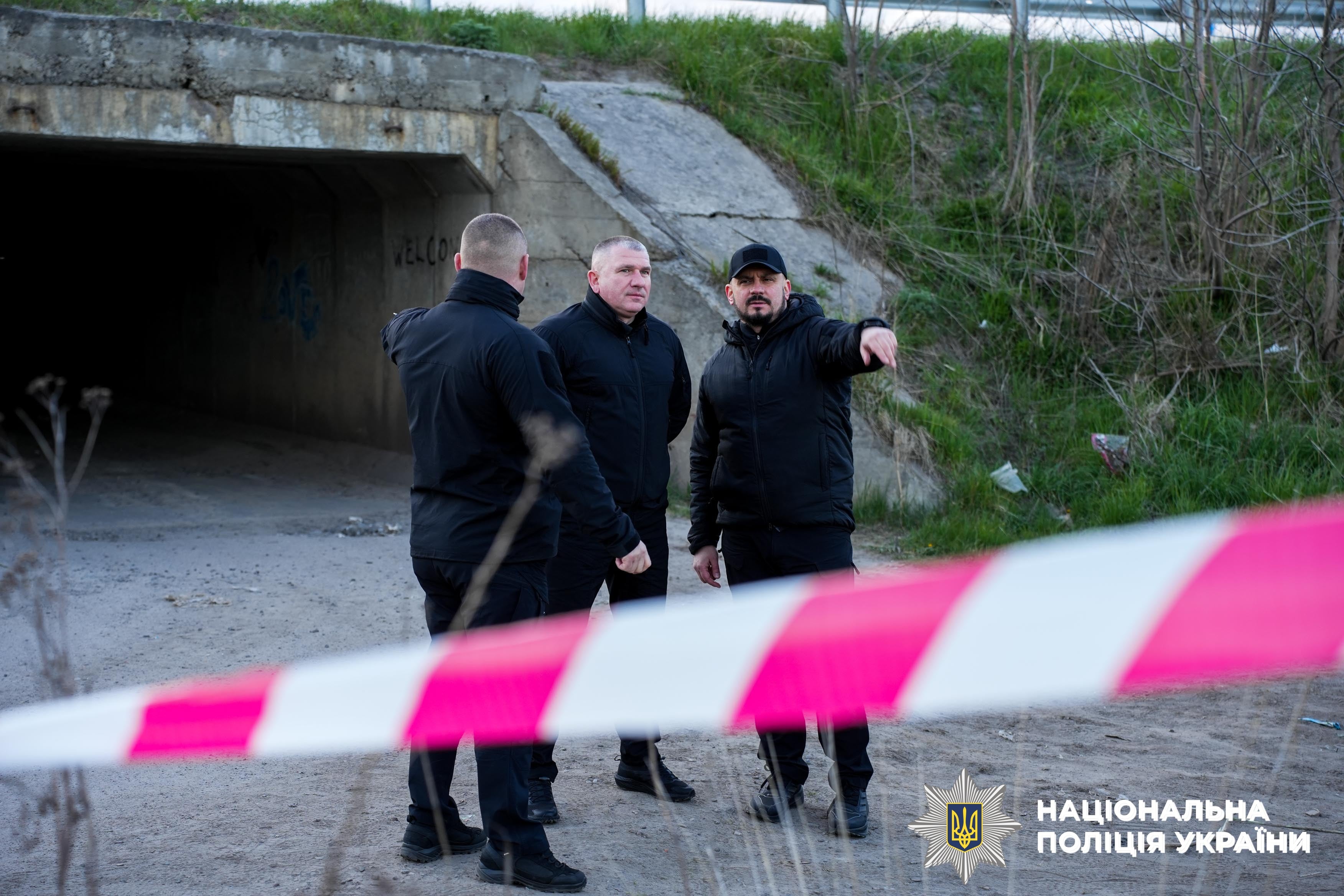 Місце події огородили стрічкою (фото поліції)
