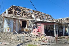 Унаслідок ракетного удару по Мерефі під Харковом загинули четверо людей 