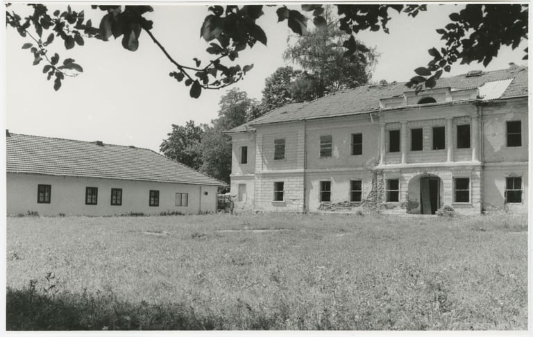 Палац Лянцкоронських у селі Хлопи (фото Польської академії наук)