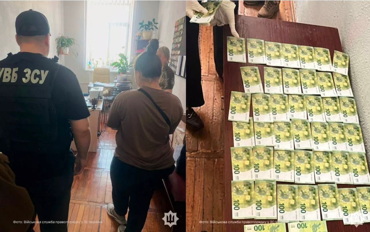 Офіцера навчального центру в Камʼянці-Подільському затримали на 5500 євро хабаря