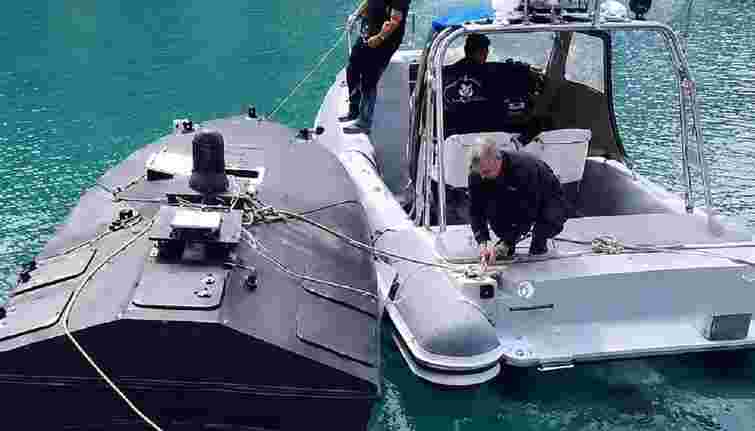 Біля грецького острова знайшли український надводний дрон Magura V3