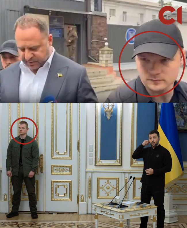 Андрій Серветник на заходах за участі Андрія Єрмака та Володимира Зеленського