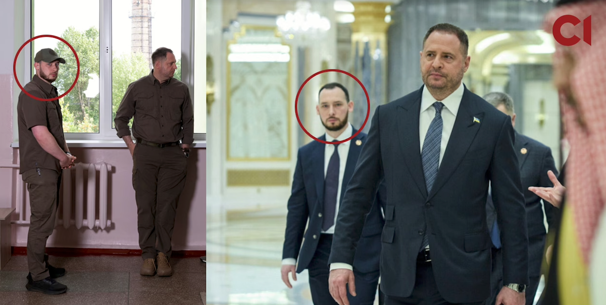 Володимир Чирочка на заходах за участі Андрія Єрмака 