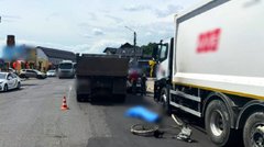 В аварії з КамАЗом на Прикарпатті загинув велосипедист