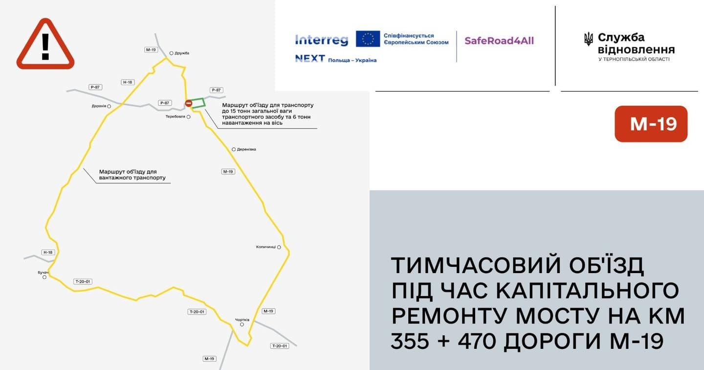 Схема об'їзду для вантажного транспорту