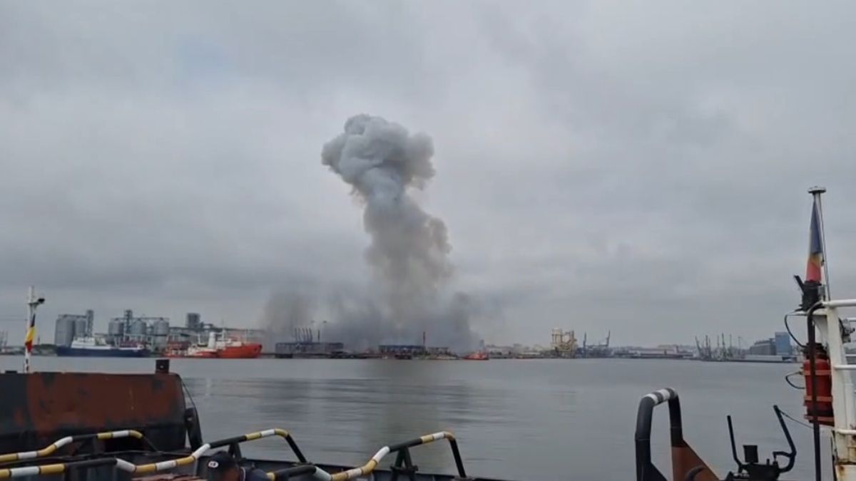 У румунському порту Констанца вибухнув морський дрон
