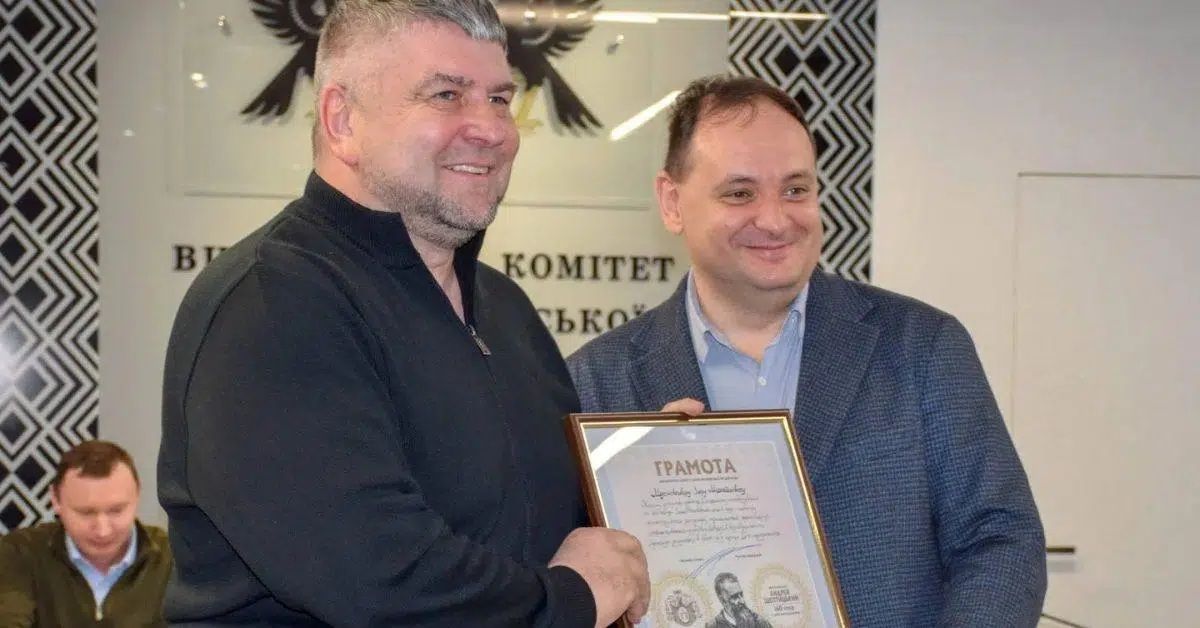 Головний архітектор Івано-Франківська Ігор Мусіловський (ліворуч) поруч із Русланом Марцінківим