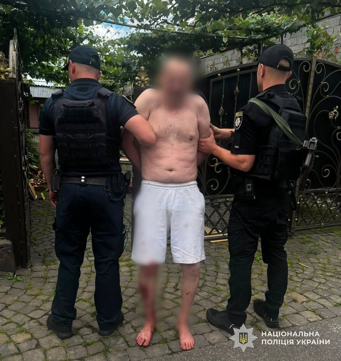 Поліція затримала підозрюваного на місці злочину 