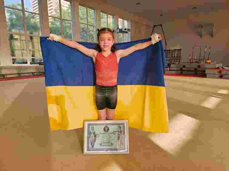 Шестирічна гімнастка зі Львівщини встановила світовий рекорд на перекладині