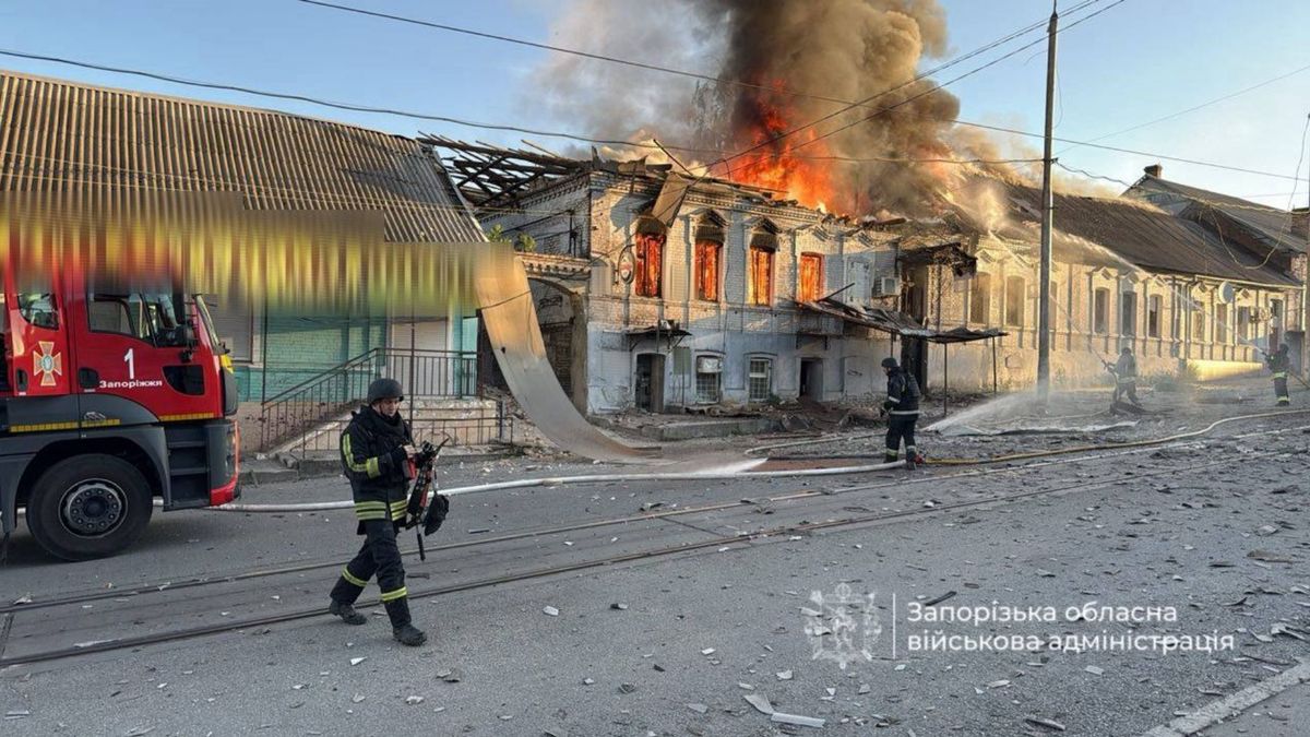 Росіяни атакували дронами Запоріжжя, є загибла та поранені