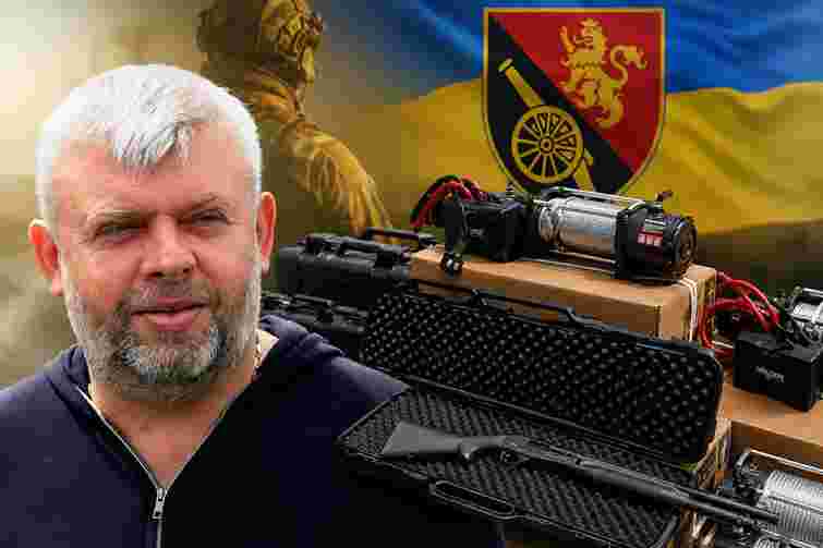 Григорій Козловський передав 45-й ОАБр антидронові рушниці для захисту військових