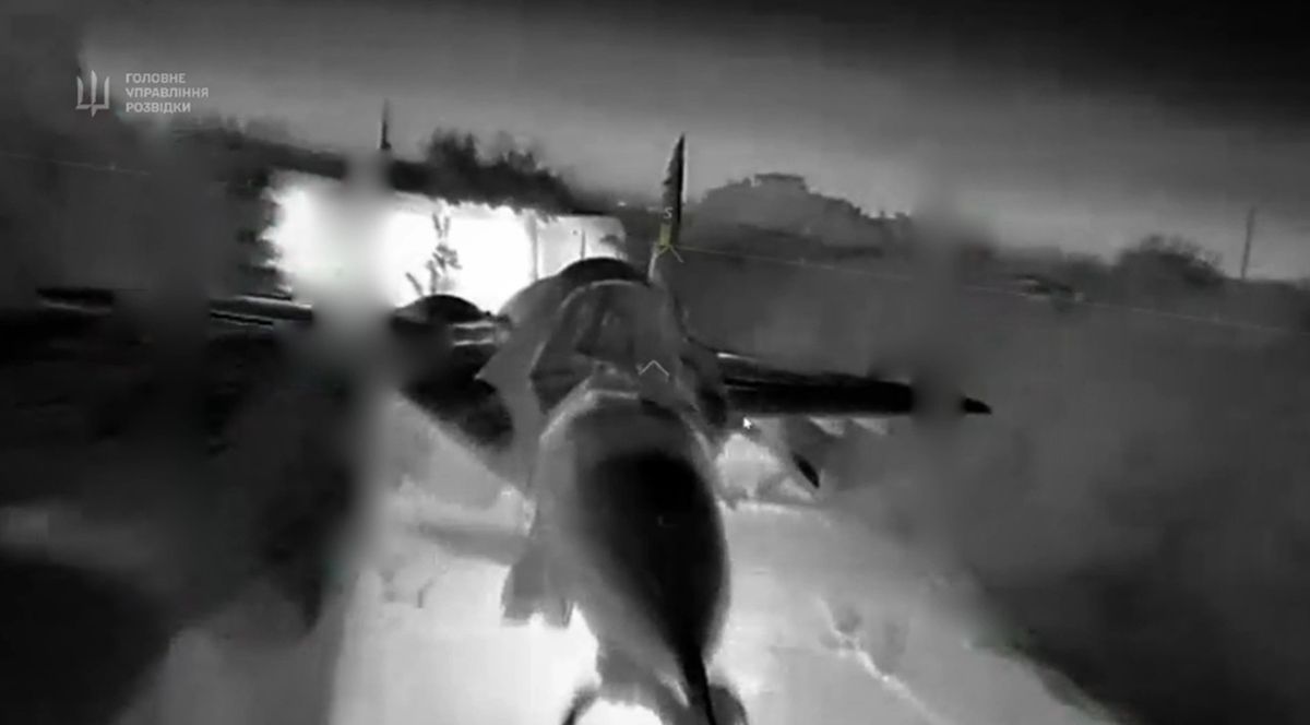 ГУР знищило російський винищувач МіГ-29 на аеродромі «Бельбек» в Криму
