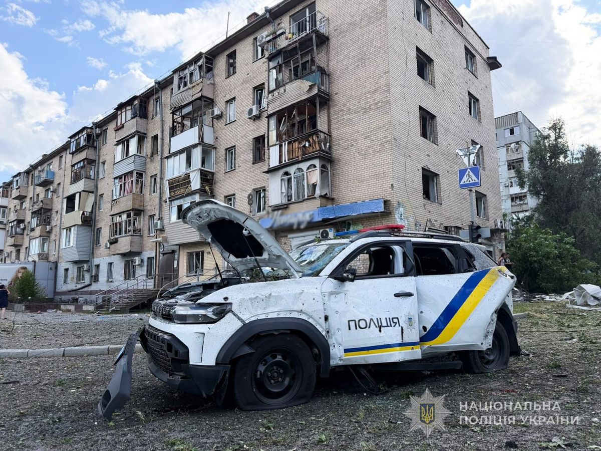 Внаслідок російської атаки на Запоріжжя загинув капітан поліції