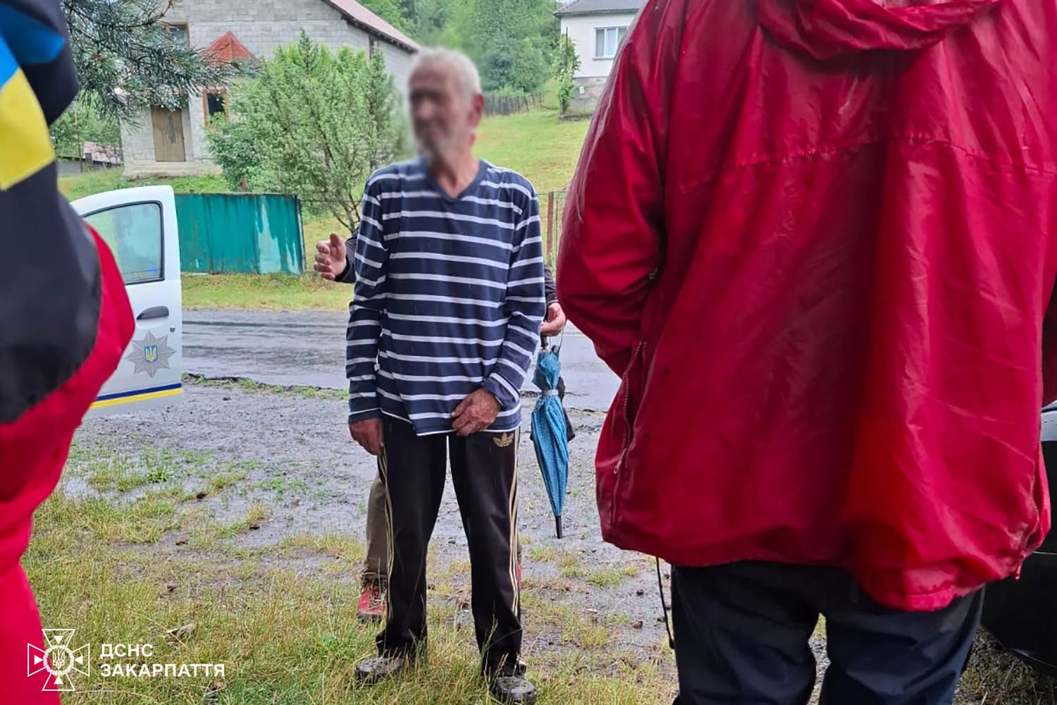 Пенсіонер сам повернувся додому. Фото ДСНС