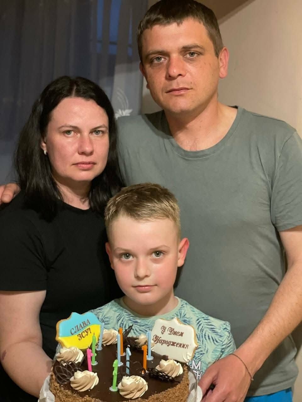 Мар'ян Пенкальський з дружиною та сином (фото з сімейного архіву)